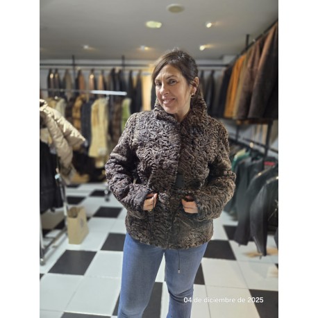 Chaquetón astrakan karakoul afgano 0S6008 TR